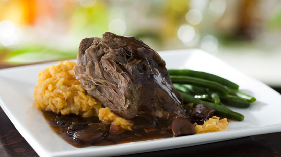 Roasted Pulled Pork from the Kids’ Menu at Be Our Guest Restaurant in Magic Kingdom Park Roasted Pulled Pork from the Kids’ Menu at Be Our Guest Restaurant in Magic Kingdom Park