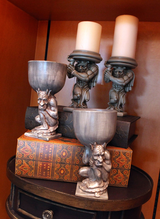 Minotaur candle holders