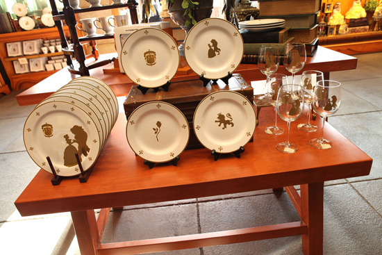 Beauty and the Beast inspired dishware at Bonjour! Village Gifts