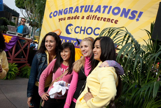 Disney Channel Star Caroline Sunshine Participates in CHOC Walk at the Disneyland Resort Sunday, October 14