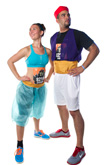 A Whole New World: Jasmine and Aladdin Were Two of 10,000 Runners That Participated in the Inaugural Twilight Zone Tower of Terror 10-Miler.
