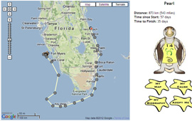Pearl's Tour de Turtles Map from Disney’s Vero Beach Resort