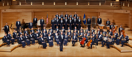 United States Air Force Concert Band and Singing Sergeants Perform at Disneyland Resort October 18