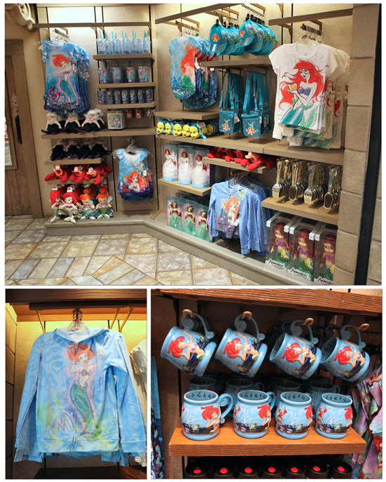 New Merchandise Goes Under the Sea For New Fantasyland at Magic Kingdom Park
