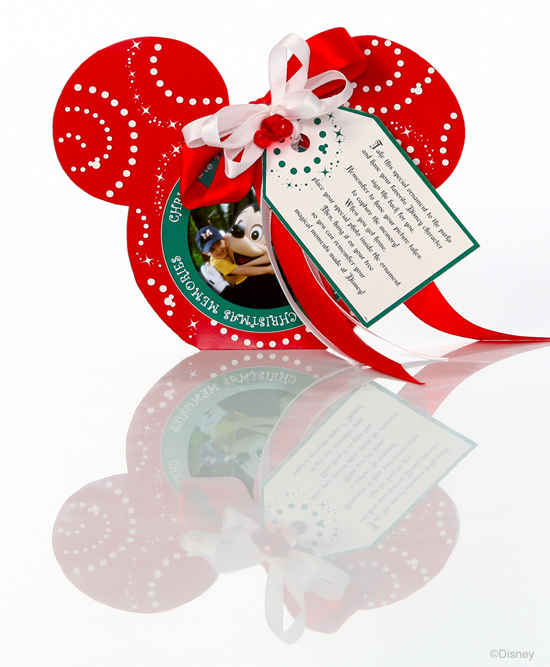 Mickey Mouse Picture Frame Ornament Available from Disney Floral & Gifts