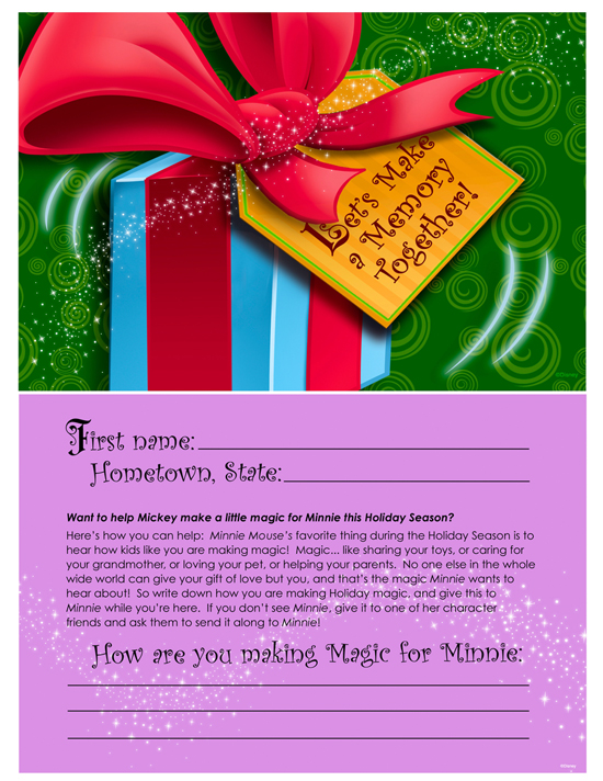 Give Back with Kindness This Holiday Season with Special Cards Included in Mickey and Minnie's Stockings of Surprises Available from Disney Floral & Gifts