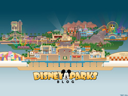 Desktop Wallpaper Celebrating the Expansion of Disney California Adventure Park