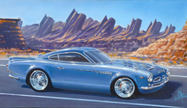 New Chip Foose Art Piece, 'Finns,' at Disney California Adventure Park New Chip Foose Art Piece, 'Finns,' at Disney California Adventure Park