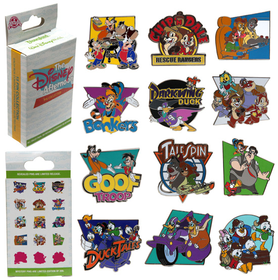 New Disney Afternoon Pin Set New Disney Afternoon Pin Set
