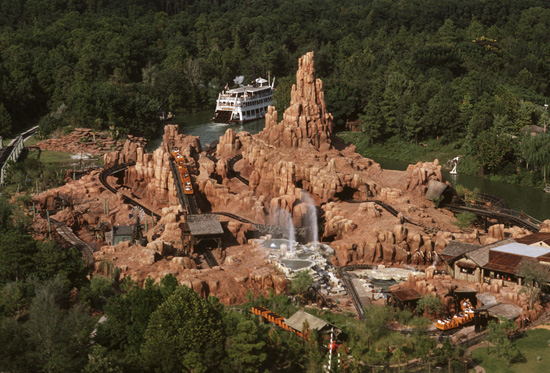 Big Thunder Mountain Railroad at Magic Kingdom Park in 1980