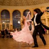 ‘Dancing with the Stars’ professional dancers Chelsie Hightower (left) and Tony Dovolani (right) perform a ceremonial ‘first dance’ Dec. 5, 2012 inside the new Be Our Guest Restaurant in the New Fantasyland area of Magic Kingdom park in Lake Buena Vista, Fla.