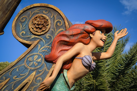 The New Under the Sea - Journey of the Little Mermaid Attraction at Magic Kingdom Park