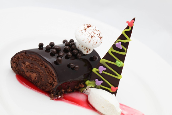 Disney Cruise Line Double Chocolate Yule Log