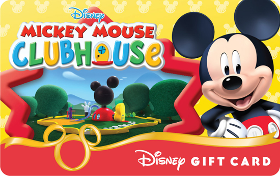 'Mickey Mouse Clubhouse' Disney Gift Card
