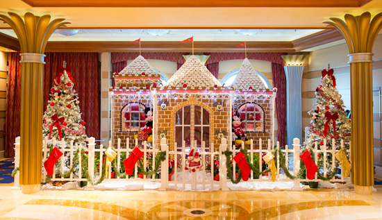 The 237-Square-Foot Gingerbread House on the Disney Dream