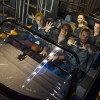 Members of OneRepublic – (L-R, front) Ryan Tedder, Drew Brown, Eddie Fisher, (L-R, back) Brent Kutzle and Zach Filkins – prepare to take a ride on Test Track Presented by Chevrolet