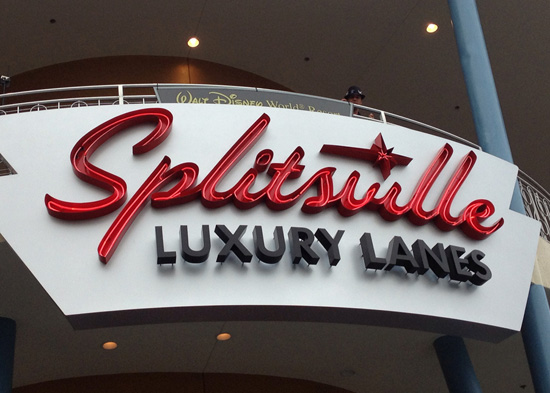 Splitsville Luxury Lanes in Downtown Disney at Walt Disney World Resort