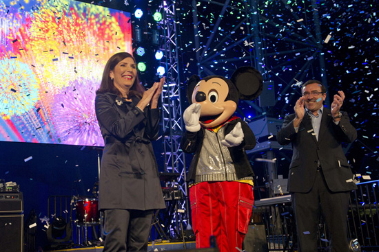 Walt Disney World Resort's Meg Crofton and GM's Alan Batey Led an “Accelebration!” During the Grand Opening of Test Track Presented by Chevrolet