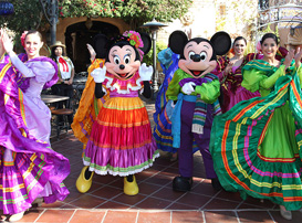 Mickey and Minnie Join In The Celebration of Three Kings Day at Disneyland Park