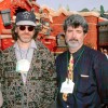Steven Spielberg and George Lucas attend the Grand Opening Celebration of Mickey’s Toontown at Disneyland park in January 1993