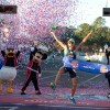 Adriano Bastos Crossing the Finish Line of the Walt Disney World Marathon