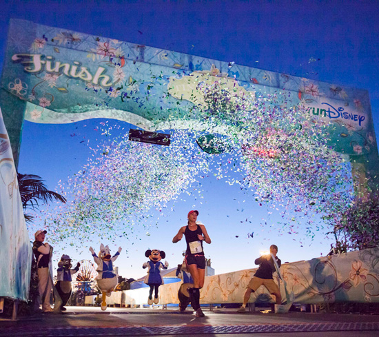 Angela Escay wins the 2013 Tinker Bell Half Marathon with a time of 1:24:10