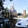 Four Inches of Snow Fell at Tokyo Disney Resort on Monday, January 14, 2013