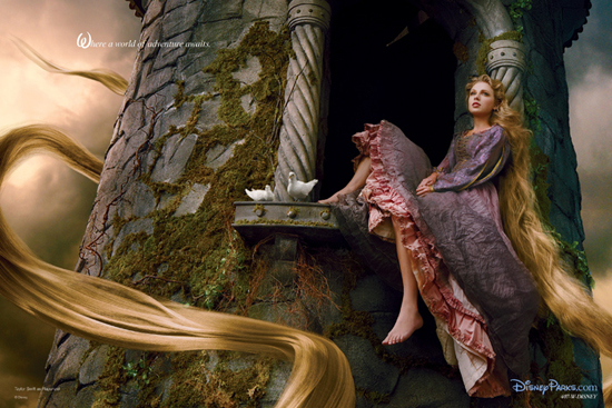 New Annie Leibovitz Disney Dream Portrait Featuring Taylor Swift as Rapunzel