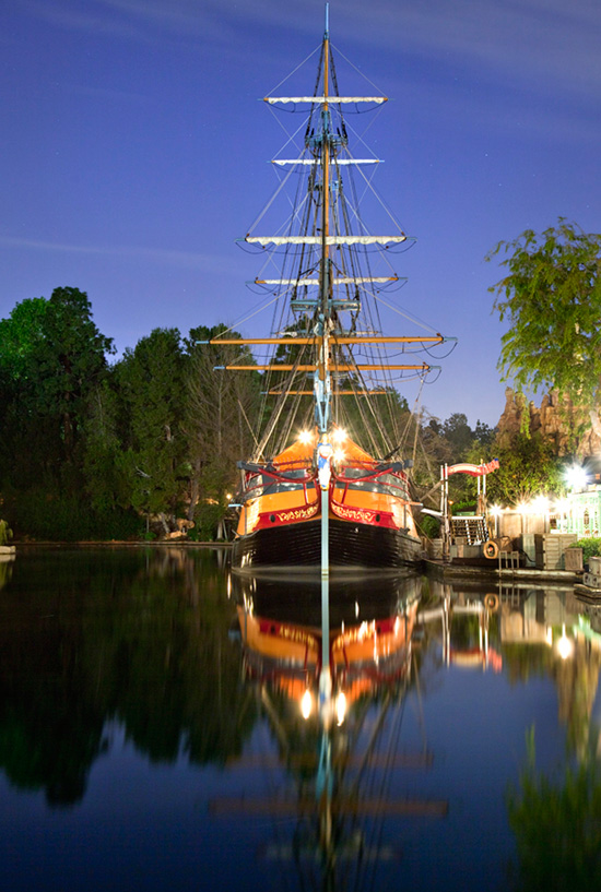 Disney California Adventure Park on the Rivers of America “Disney
