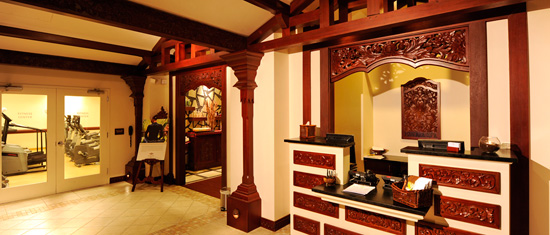 The Entrance to Mandara Spa at Disney’s Grand Californian Hotel & Spa “The