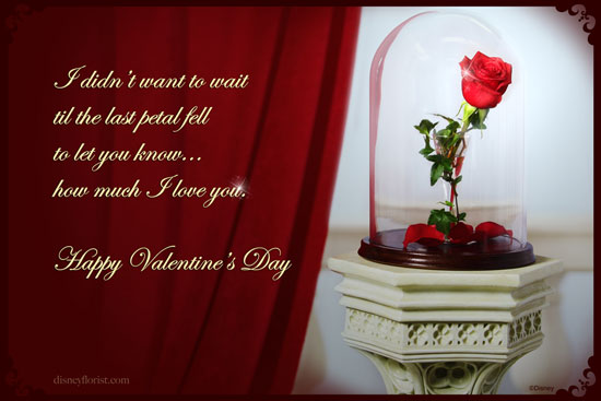 Beauty and the Beast E-Valentine “Beauty