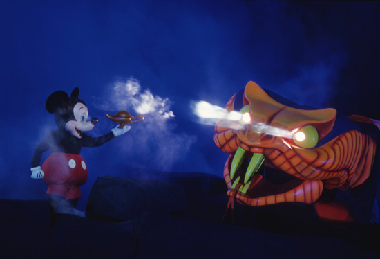 Caption This: Mickey’s ‘Fantasmic!’ Conversation at Disney’s Hollywood Studios