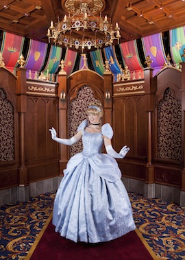 Cinderella Visits Her New Home at Fantasy Faire in Disneyland Park