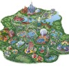 Modern Walt Disney World Resort Map