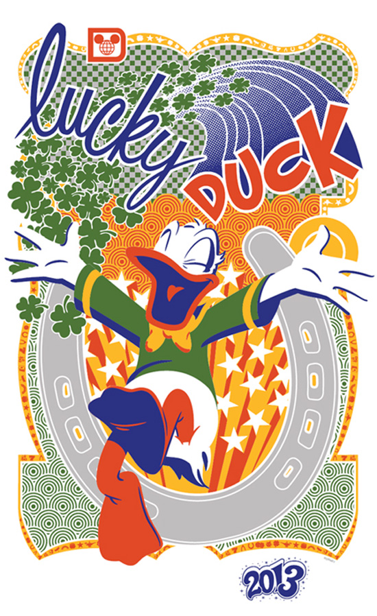 New ‘Lucky Duck’ Poster Series to Debut at Walt Disney World Resort “