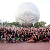 The Princess Half Meet Up group gathered before their run at Epcot.