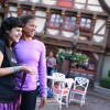 Paralympian April Holmes delivered an inspiration speech before meeting guests.