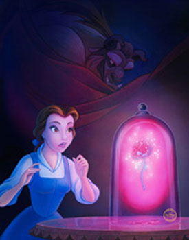 Artist William Silvers Will Appear at Off the Page Inside Disney California Adventure Park for a Special ACME Archives Sericel Event - Including 'Enchanted Rose,' One His Newest Hand-Painted Sericels