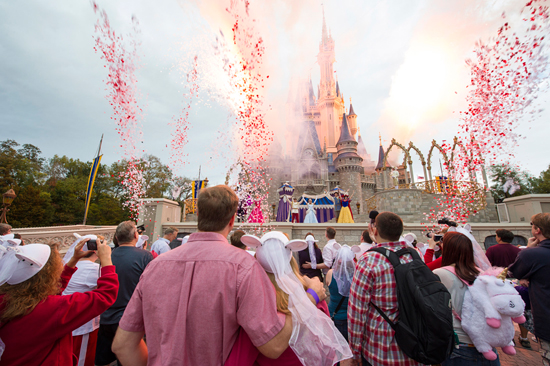‘A Celebration of Love’ At Cinderella Castle at Magic Kingdom Park
