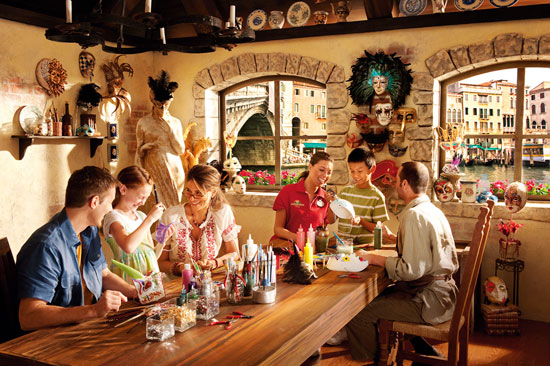 Venice Mask Making with Adventures by Disney