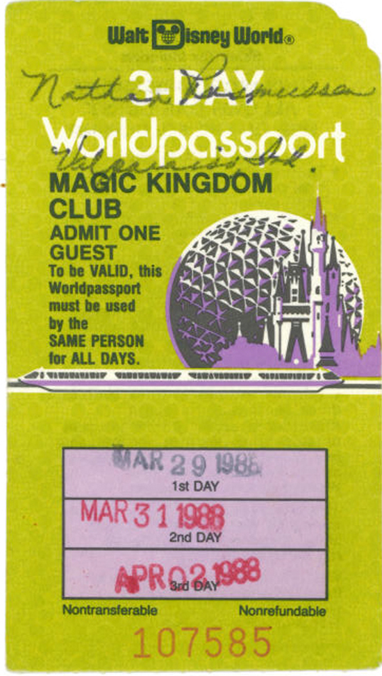 Vintage Walt Disney World: What’s Your Ticket? Vintage Walt Disney World: What’s Your Ticket?