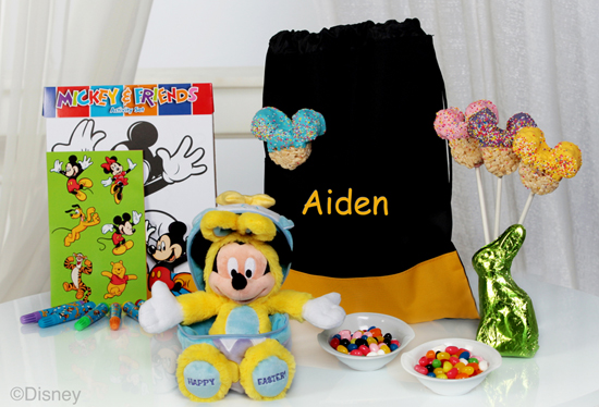 Disney Floral & Gifts Offers Many Different Types of Easter Baskets that Mickey Mouse can help the Easter Bunny 'Deliver' at the Walt Disney World Resort Disney Floral & Gifts Offers Many Different Types of Easter Baskets that Mickey Mouse can help the Easter Bunny 'Deliver' at the Walt Disney World Resort