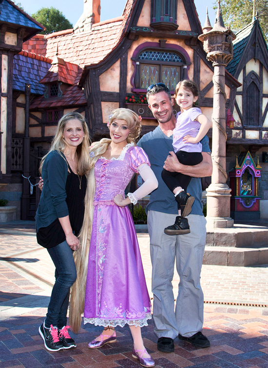 Sarah Michelle Gellar and Freddie Prinze, Jr., Preview Fantasy Faire at Disneyland Park
