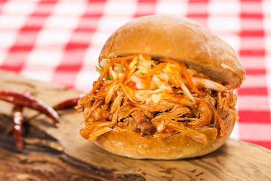 Pork Slider at BBQ & Brews Kiosk at the American Pavilion Pork Slider at BBQ & Brews Kiosk at the American Pavilion
