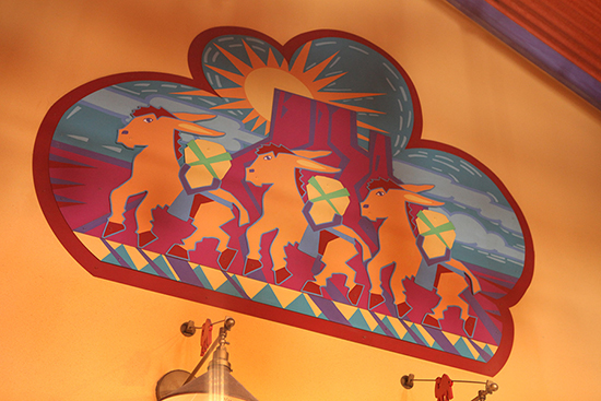 Playful Animals Fill the Sky Inside Island Mercantile at Disney’s Animal Kingdom Theme Park