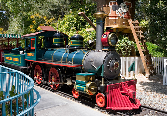 E.P. Ripley, One of the Steam Engines of the Disneyland Railroad