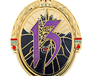 Evil 13 Pin from 13 Reflections of Evil Trading Event at Epcot