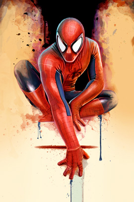 Spider-Man Inspired Art at D Street in the Downtown Disney District