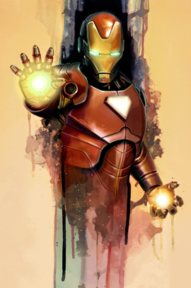 Iron Man Inspired Art at D Street in the Downtown Disney District