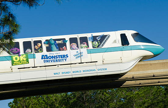 This Week in Disney Parks Photos: Monsters University Monorail